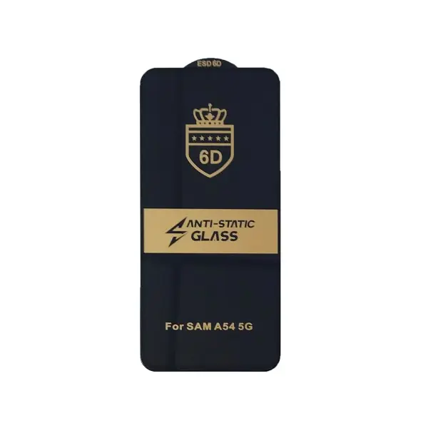 MR4_54223 Захисне скло 6d anti-static для samsung s23 fe, чорний, (тех. пак) 