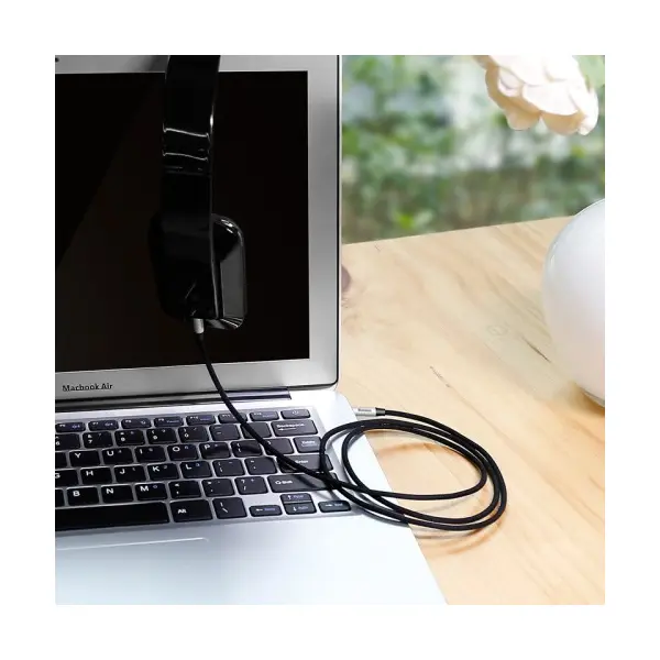 КАБЕЛЬ AUX AUDIO BASEUS YIVEN M30 1,5M, ЧОРНИЙ-SILVER CAM30-CS1