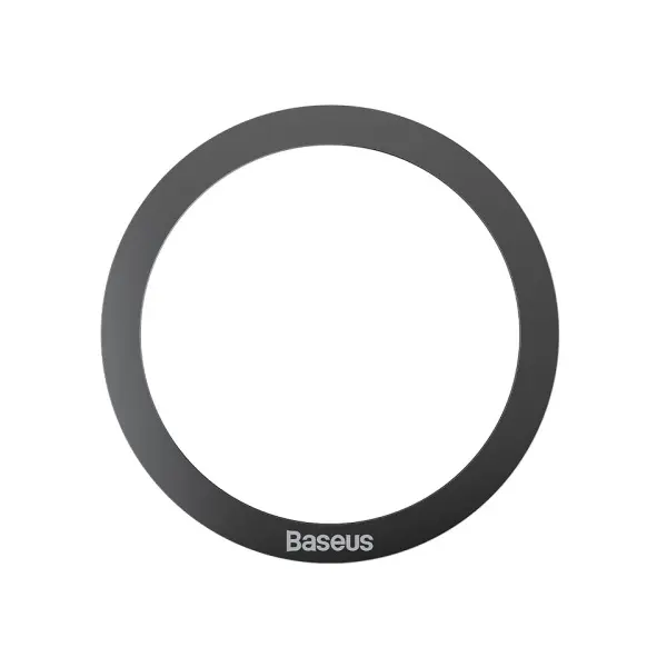 MR4_54439 Пластина для magsafe baseus halo series magnetic metal ring (2pcs, pack), чорний pcch000001 