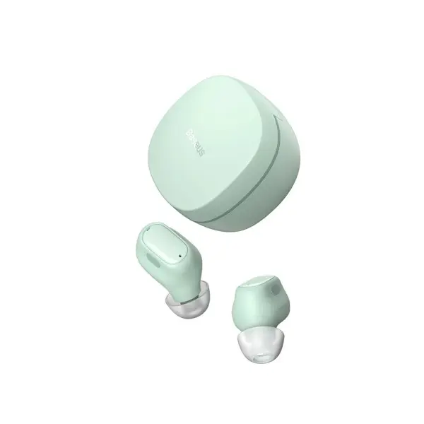 НАВУШНИКИ BASEUS BOWIE WM01 TRUE WIRELESS EARPHONES ЗЕЛЕНИЙ NGTW370006