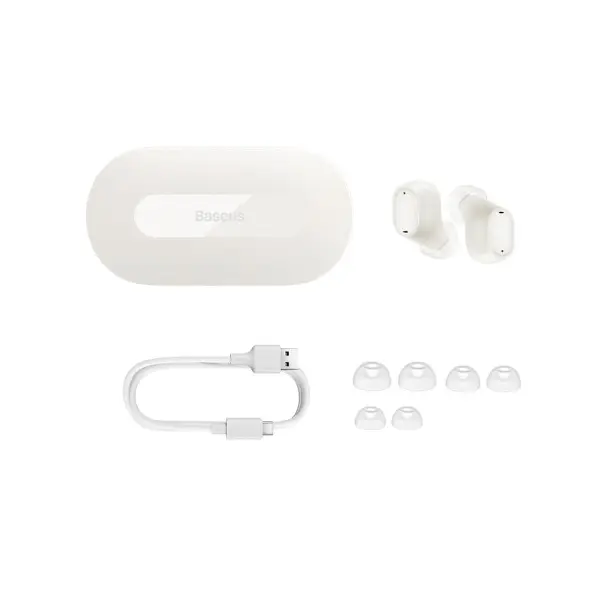 MR4_54388 Навушники baseus bowie ez10 true wireless earphones, білий a00054300226-z1 