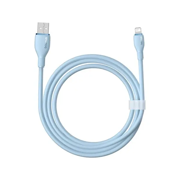 MR4_54593 Кабель baseus pudding series fast charging cable usb-a to lightning 2.4a 2m galaxy синій p10355700311-01 