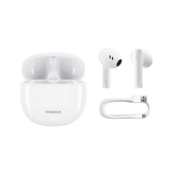 НАВУШНИКИ BASEUS BOWIE E13 TRUE WIRELESS EARPHONES, БІЛИЙ A00059701217-Z1
