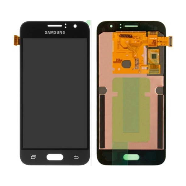 MR1_86606 Дисплей телефона для samsung galaxy j1 (2016) sm-j120, у зборі з сенсором, h/c, чорний PRC