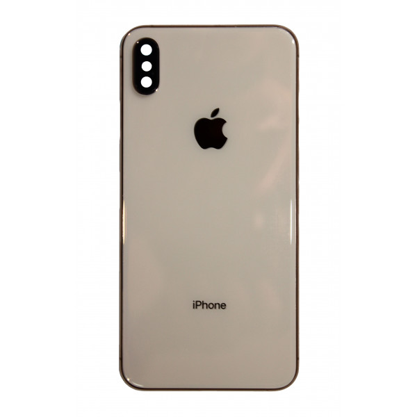 MR1_86733 Корпус телефона для iphone xs max (з кнопками та sim лотком) золотистий PRC