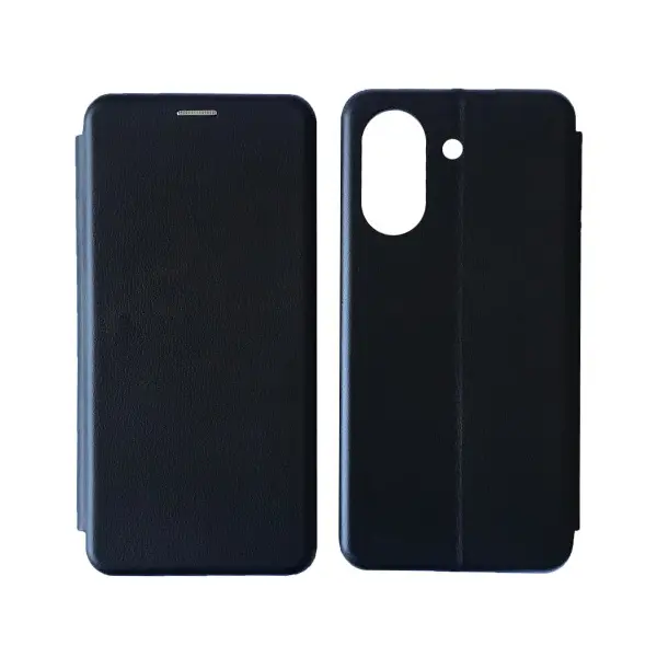 ЧОХОЛ-КНИЖКА LEVEL ДЛЯ REDMI 13C, POCO C65, ЧОРНИЙ