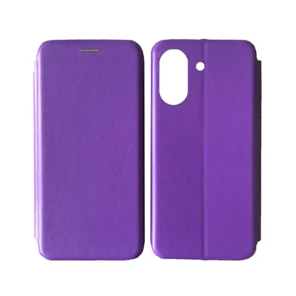 ЧОХОЛ-КНИЖКА LEVEL ДЛЯ REDMI 13C, POCO C65 LILAC