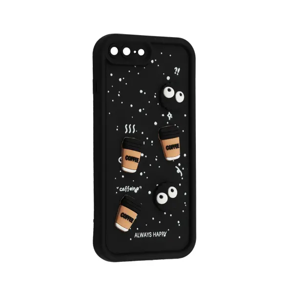 MR4_55503 Чохол happy cookie case для iphone 7 plus, 8 plus, чорний 