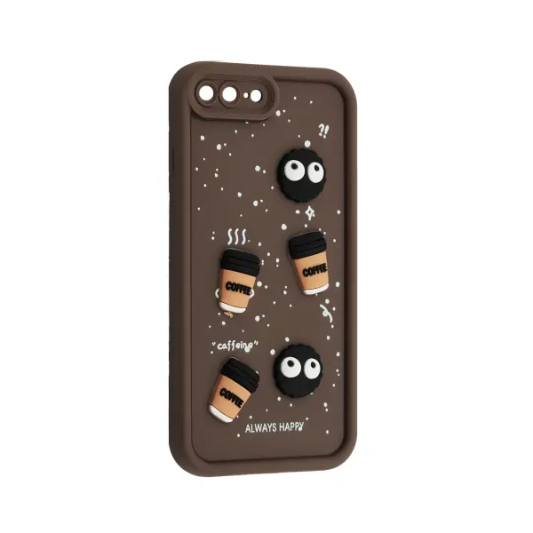 MR4_55504 Чохол happy cookie case для iphone 7 plus, 8 plus brown 