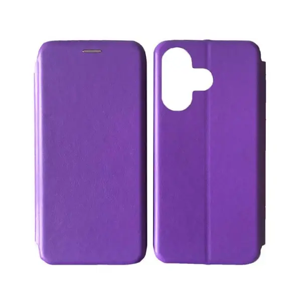 ЧОХОЛ-КНИЖКА LEVEL ДЛЯ REDMI 13 LILAC