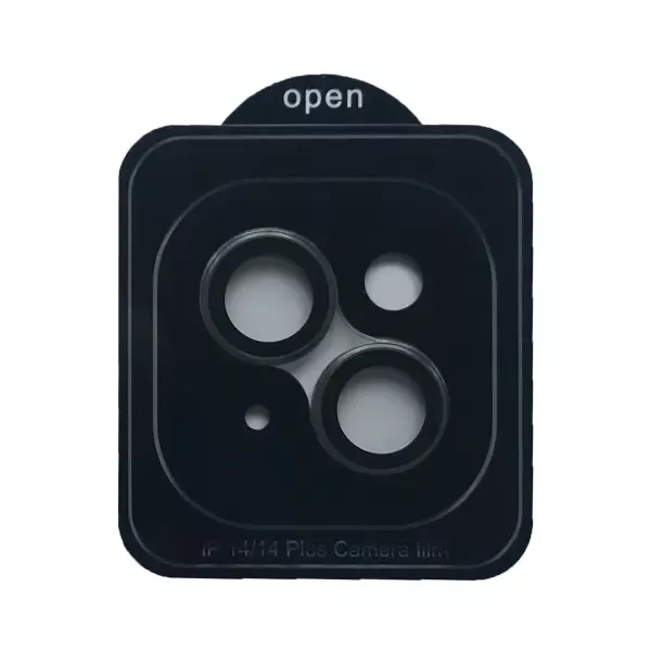 ЗАХИСНЕ СКЛО CAMERA METAL ДЛЯ IPHONE 14, 14 PLUS TITANIUM, СІРИЙ