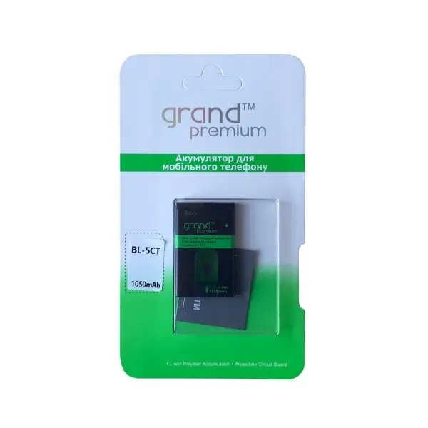 MR4_56736 Акумулятор grand premium для nokia bl-5ct 