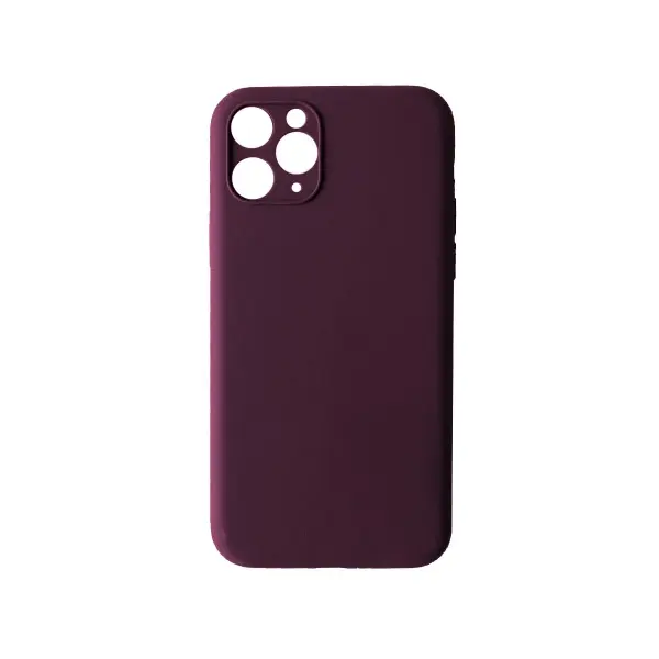 ЧОХОЛ SILICONE CASE FULL CAMERA COPY ДЛЯ IPHONE 11 PRO MAX (67) PLUM