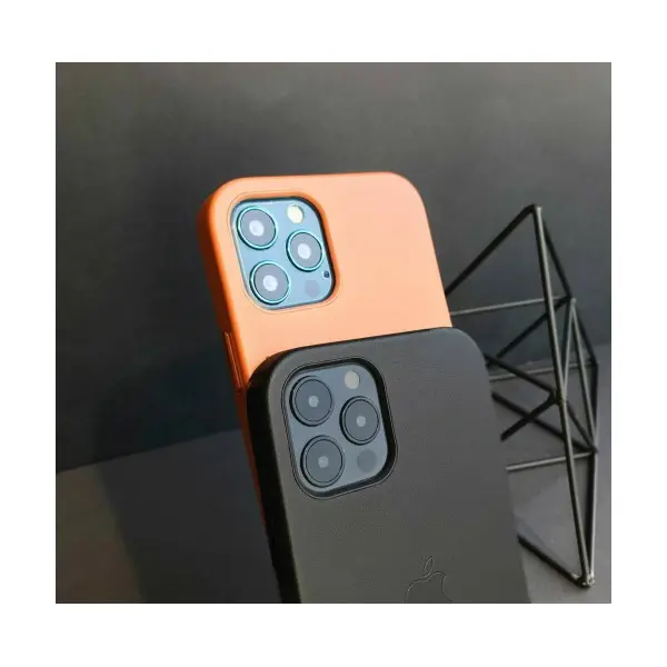 MR4_56664 Чохол leather case with magsafe для iphone 16 pro stone, сірий 