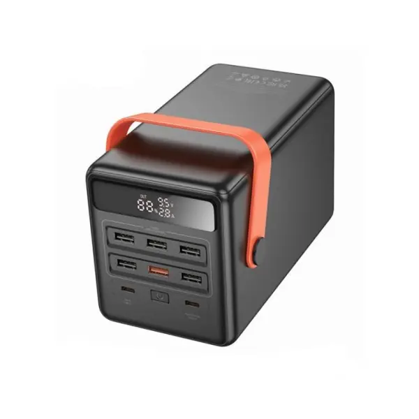 ЗОВНІШНІЙ АКУМУЛЯТОР POWER BANK HOCO DB03 MAX CENTURION 65W FULLY COMPATIBLE PB, LAMP, 100 000MAH, ЧОРНИЙ