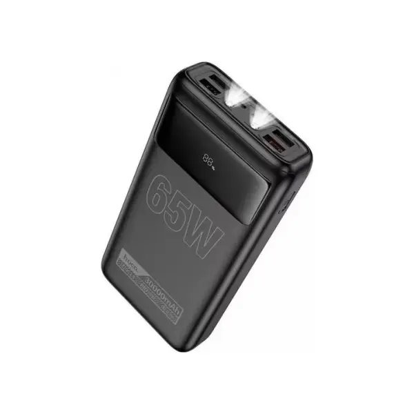 ЗОВНІШНІЙ АКУМУЛЯТОР POWER BANK HOCO DB81 APOLLO PD65W FULLY COMPATIBLE POWER BANK 30 000MAH, ЧОРНИЙ