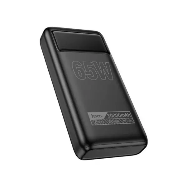 ЗОВНІШНІЙ АКУМУЛЯТОР POWER BANK HOCO DB81 APOLLO PD65W FULLY COMPATIBLE POWER BANK 30 000MAH, ЧОРНИЙ