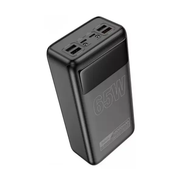 ЗОВНІШНІЙ АКУМУЛЯТОР POWER BANK HOCO DB81A APOLLO PD65W FULLY COMPATIBLE POWER BANK 50 000MAH, ЧОРНИЙ