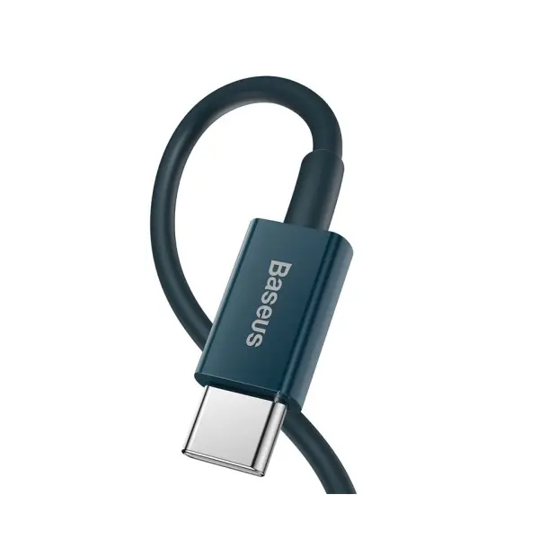 КАБЕЛЬ PD BASEUS SUPERIOR SERIES FAST CHARGING DATA CABLE TYPE-C TO LIGHTNING PD 20W 1M DARKBLUE CATLYS-A03