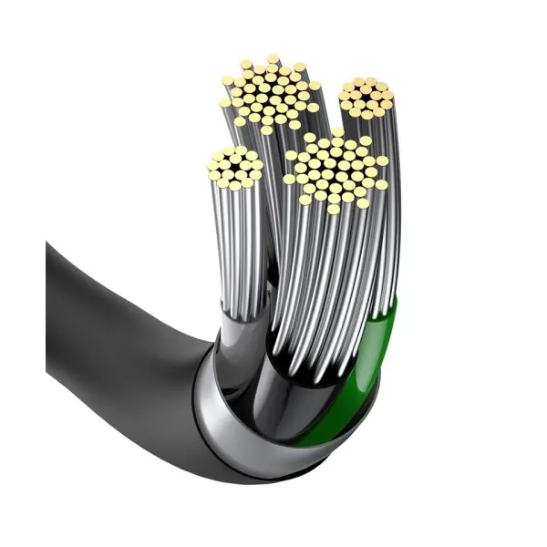 КАБЕЛЬ BASEUS SUPERIOR SERIES FAST CHARGING DATA CABLE USB-A TO LIGHTNING 2.4A 2M, ЧОРНИЙ CALYS-C01