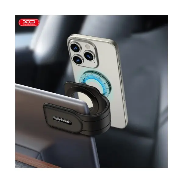 АВТОТРИМАЧ XO C145 MAGNETIC VELCRO BRACKET, ЧОРНИЙ