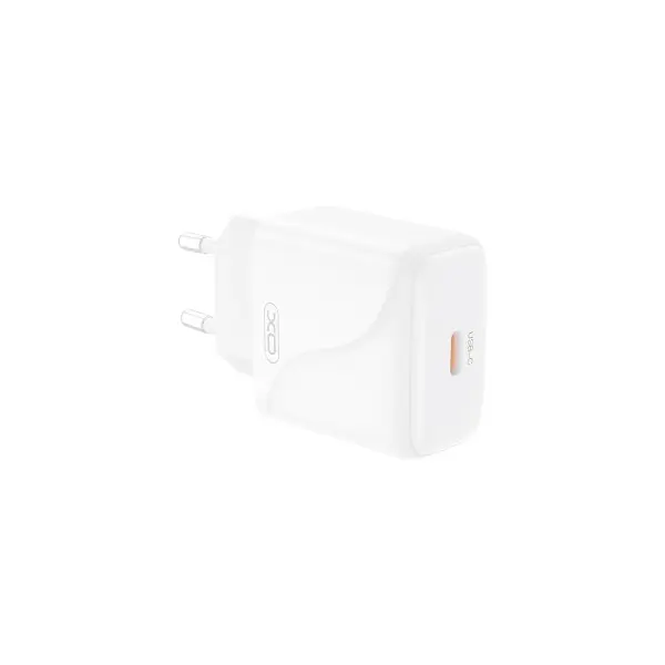 MR4_57272 Мережевий зарядний пристрій xo l141 20w single type-c fast charger + type-c cable (nb-q231a), білий 