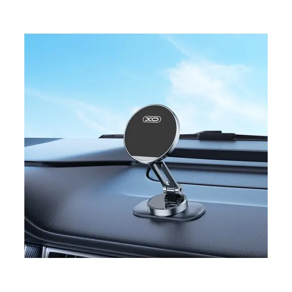 MR4_57277 Автотримач xo c150 magnetic 360 rotating holder with metal base, чорний 