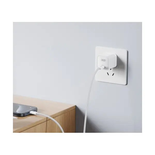 MR4_57280 Мережевий зарядний пристрій xo l146 (eu) pd20w single type-c charger беж 