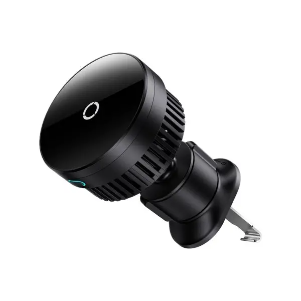 БЕЗДРОТОВИЙ АВТОМОБІЛЬНИЙ ЗАРЯДНИЙ ПРИСТРІЙ BASEUS MAGPRO SERIES MAGNETIC WIRELESS CHARG CAR AIR VENT 15W, ЧОРНИЙ C40164100121-00
