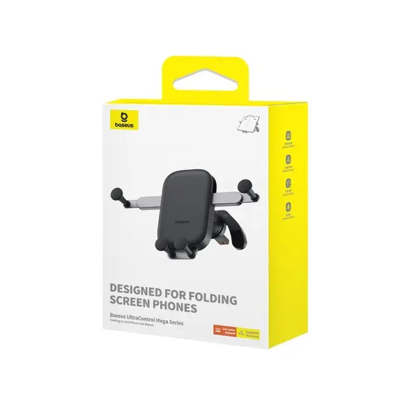 АВТОТРИМАЧ BASEUS ULTRACONTROL MEGA SERIES FOLDING, ЧОРНИЙ C40465400111-00