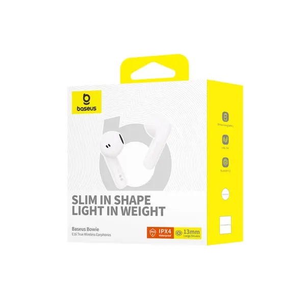 MR4_56157 Навушники baseus bowie e16 true wireless earphones, білий a00061900223-00 