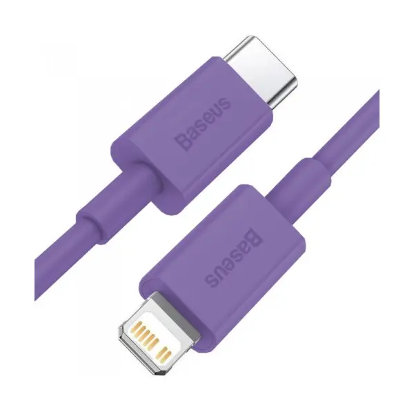 MR4_56101 Кабель pd baseus superior series fast charging data cable type-c to lightning pd 20w 1m пурпуровий cays001505 