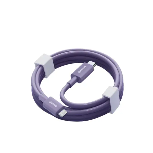 MR4_56101 Кабель pd baseus superior series fast charging data cable type-c to lightning pd 20w 1m пурпуровий cays001505 