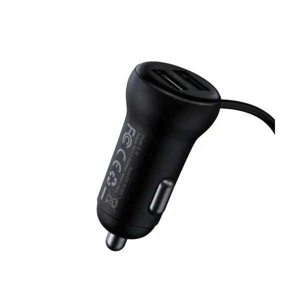 MR4_56242 Автомобільний зарядний пристрій + fm модулятор baseus t shaped s-16, 2xusb-a, car bluetooth mp3 player, ccmt000201, чорний BASEUS