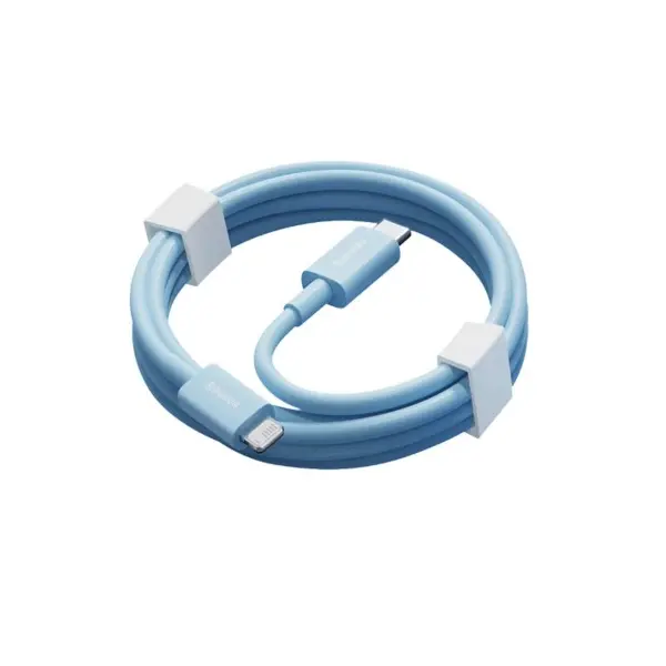 КАБЕЛЬ PD BASEUS SUPERIOR SERIES FAST CHARGING DATA CABLE TYPE-C TO LIGHTNING PD 20W 1M СИНІЙ CAYS001903