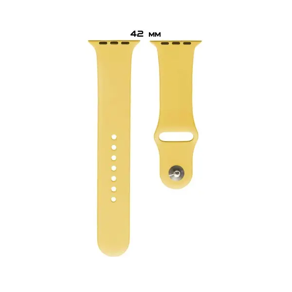 MR4_57541 Ремінець для apple watch silicone 42, 44mm m (4) жовтий 