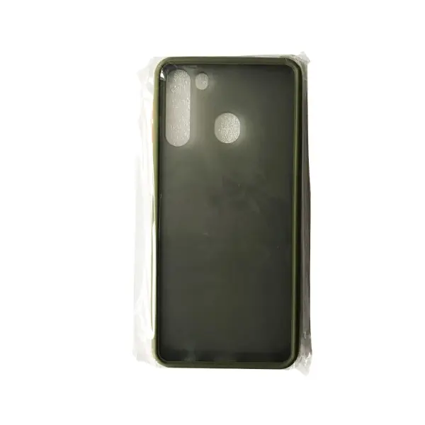 MR4_58186 Чохол-бампер захисний gingle matte case redmi note 8t, чорний, червоний 