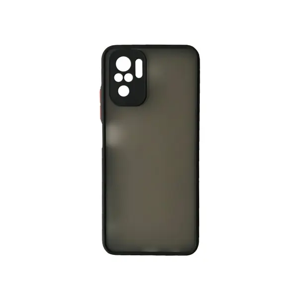 MR4_58193 Чохол-бампер захисний gingle matte case redmi note 10, 10s, чорний 