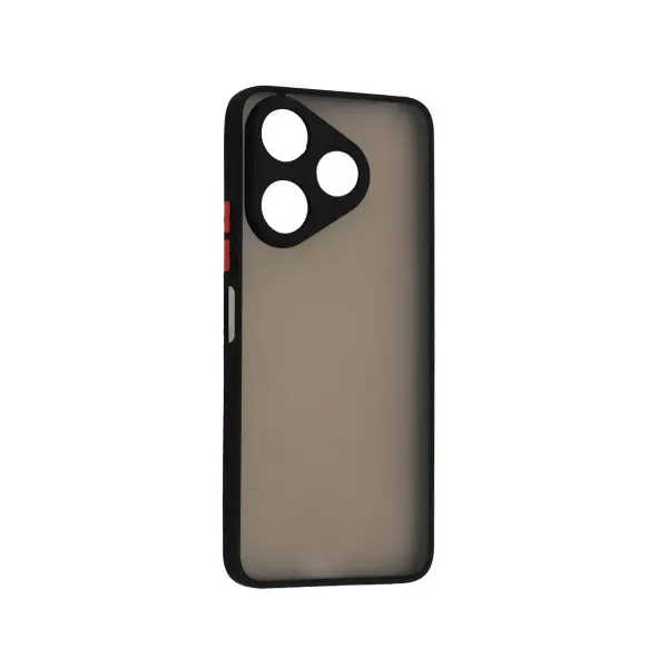 MR4_58205 Чохол-бампер захисний gingle matte case redmi 13, poco m6 4g, чорний 