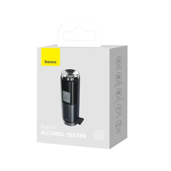АЛКОТЕСТЕР BASEUS DIGITAL ALCOHOL TESTER, ЧОРНИЙ CRCX-01