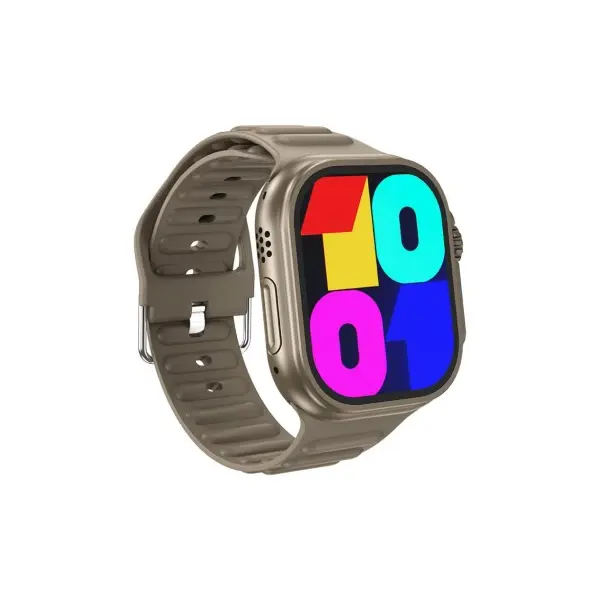 СМАРТ-ГОДИННИК XO M10ULTRA 9TH WIRELESS CHARGING SMART SPORTS TALKING WATCH, СІРИЙ