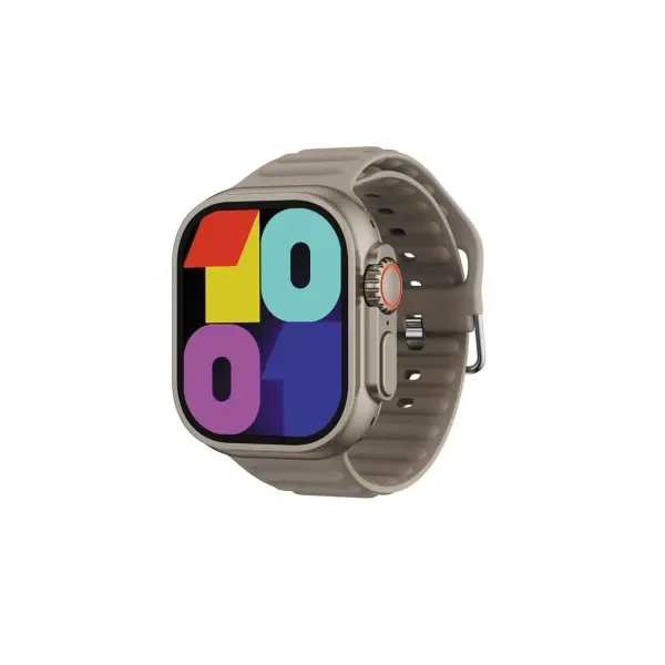 СМАРТ-ГОДИННИК XO M10ULTRA 9TH WIRELESS CHARGING SMART SPORTS TALKING WATCH, СІРИЙ
