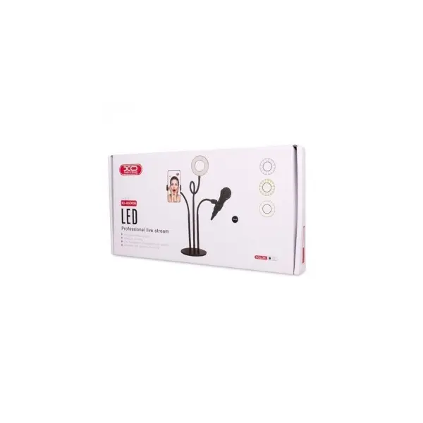 КІЛЬЦЕВА ЛАМПА XO BGD006, LS-90-6 3.5 DISC BASE SINGLE HEAD 3IN1, ЧОРНИЙ