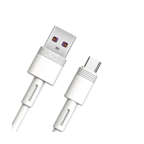 MR4_57300 Кабель xo nb-q166 fast charging usb cable для type-c 5a, 1m, білий 