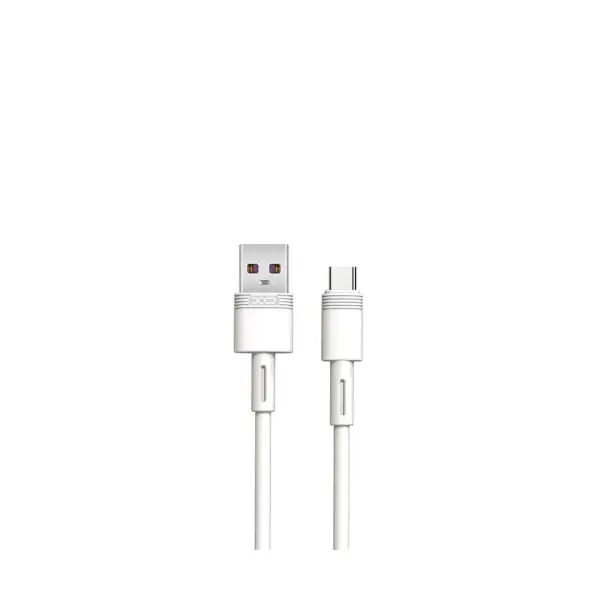 MR4_57300 Кабель xo nb-q166 fast charging usb cable для type-c 5a, 1m, білий 