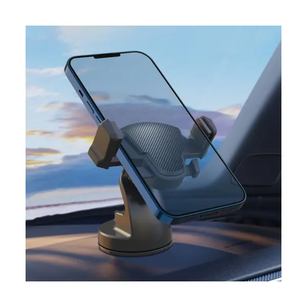АВТОТРИМАЧ XO C88 SUCTION CUP CAR BRACKET ONE-TOUCH LOCK ДЛЯ STABLE TRAVEL, ЧОРНИЙ