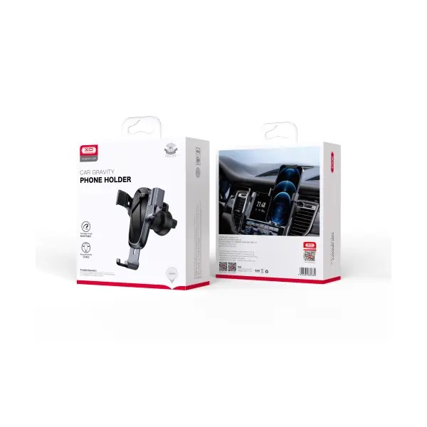 MR4_57305 Автотримач xo c86 car air outlet bracket, чорний 