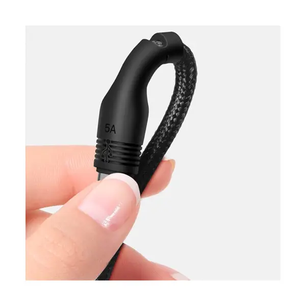 MR4_57308 Кабель xo nb55 huawei 5a fast charge usb cable type-c 1m, чорний 