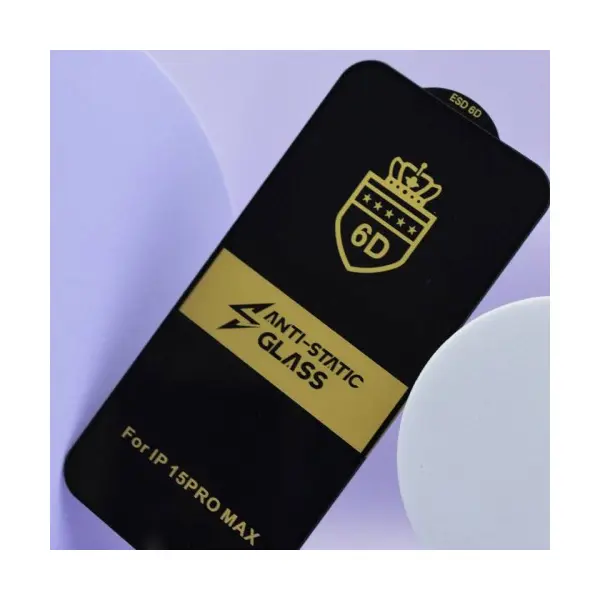 MR4_58584 Захисне скло 6d anti-static для samsung a31 (a315), чорний (тех. пак) PRC