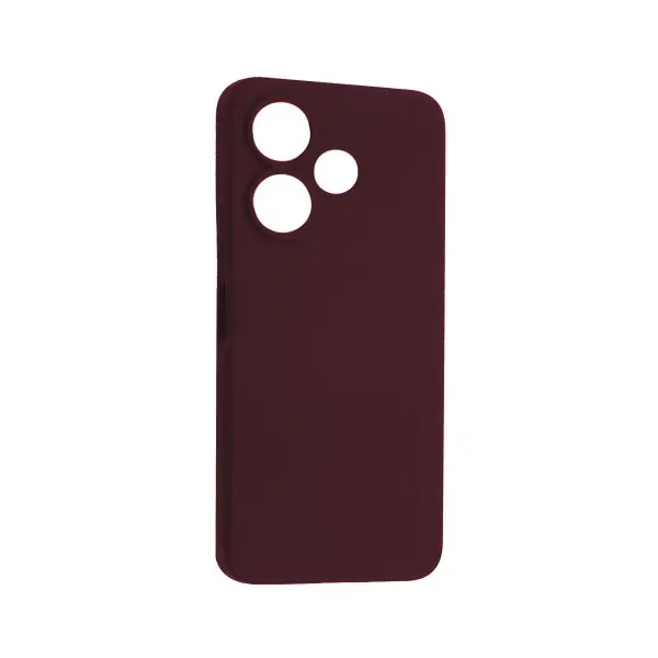 MR4_58517 Чохол silicone case luxury для redmi 13, poco m6 4g marsala 